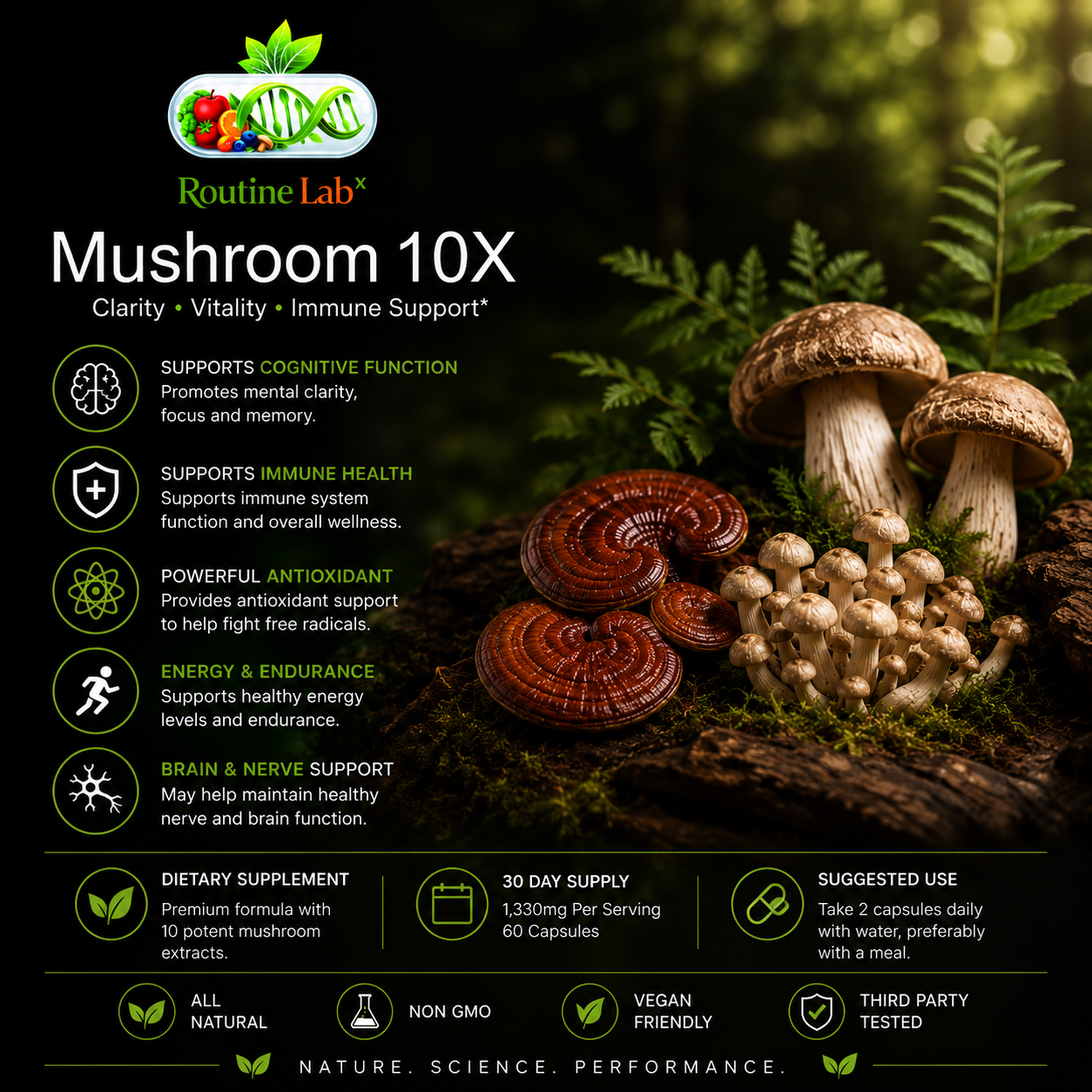 Mushroom 10X